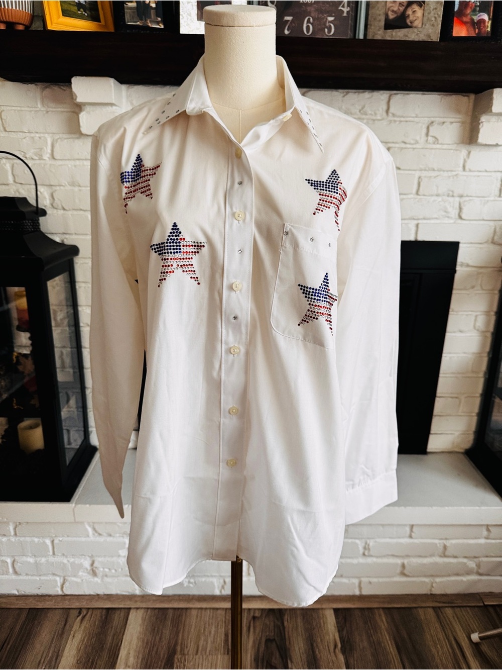 Vintage Get Lucky Western Button Size Small